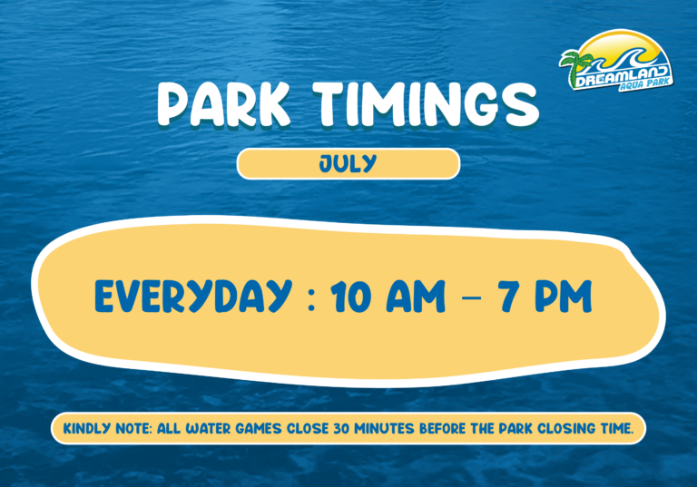 DL - Park Timings 2 - July